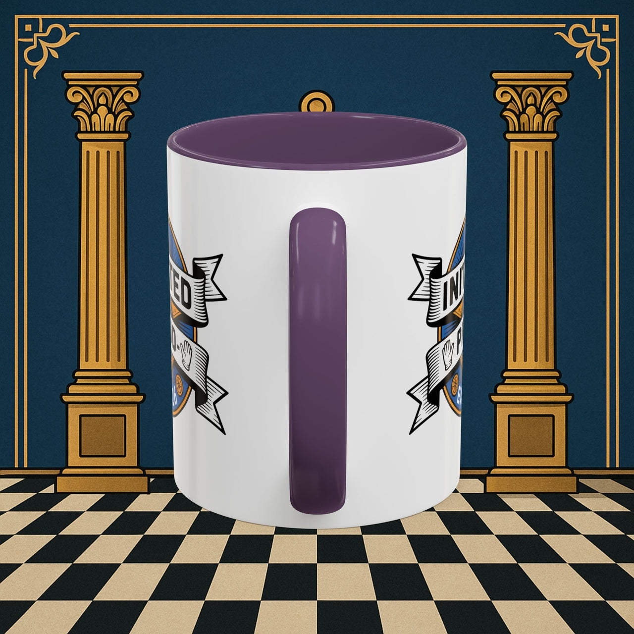 Premium Ready to Go Freemason Design | Entered Apprentice Initated and Proud 2025 - Masonic Mugs