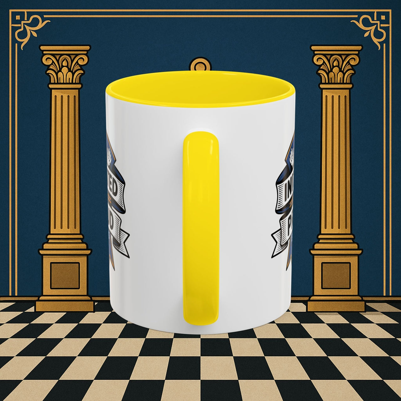 Premium Ready to Go Freemason Design | Entered Apprentice Initiated and Proud 2025 - Masonic Mugs