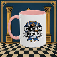 Premium Ready to Go Freemason Design | Entered Apprentice Initiated and Proud 2025 - Masonic Mugs