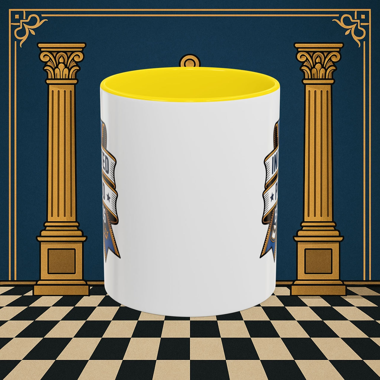Premium Ready to Go Freemason Design | Entered Apprentice Initiated and Proud 2025 - Masonic Mugs