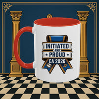 Premium Ready to Go Freemason Design | Entered Apprentice Initiated and Proud 2025 - Masonic Mugs