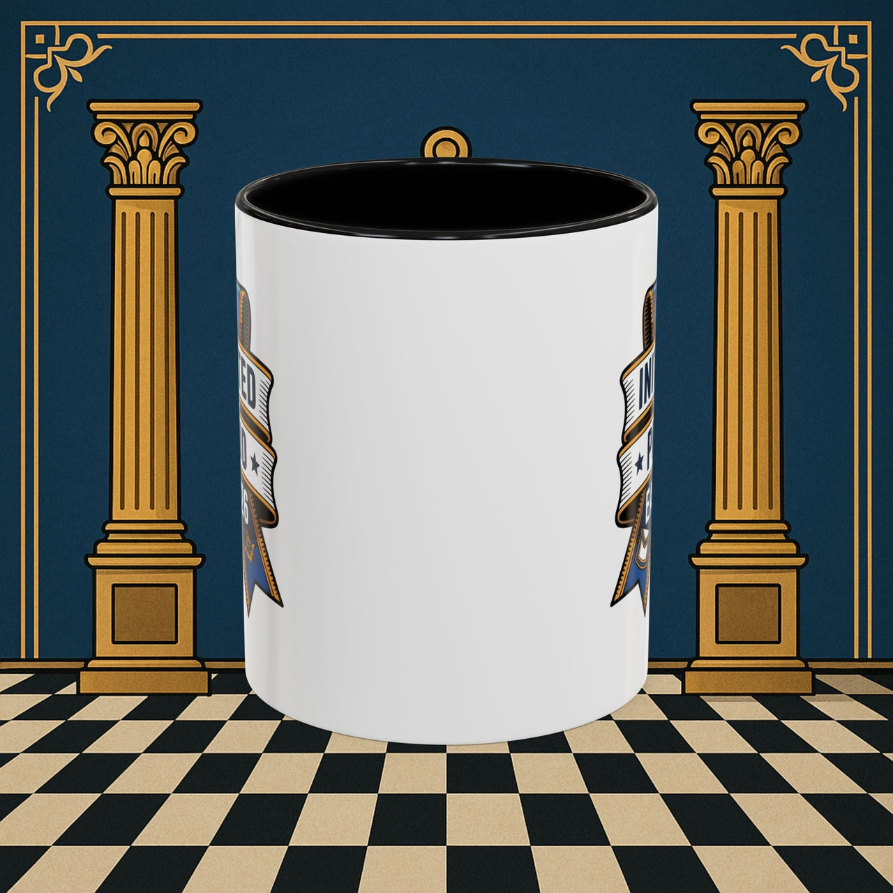 Premium Ready to Go Freemason Design | Entered Apprentice Initiated and Proud 2025 - Masonic Mugs
