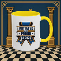 Premium Ready to Go Freemason Design | Entered Apprentice Initiated and Proud 2025 - Masonic Mugs