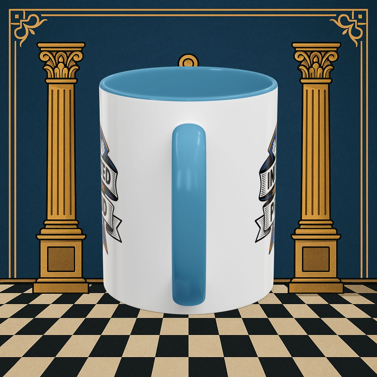 Premium Ready to Go Freemason Design | Entered Apprentice Initiated and Proud 2025 - Masonic Mugs