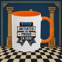 Premium Ready to Go Freemason Design | Entered Apprentice Initiated and Proud 2025 - Masonic Mugs