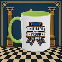 Premium Ready to Go Freemason Design | Entered Apprentice Initiated and Proud 2025 - Masonic Mugs