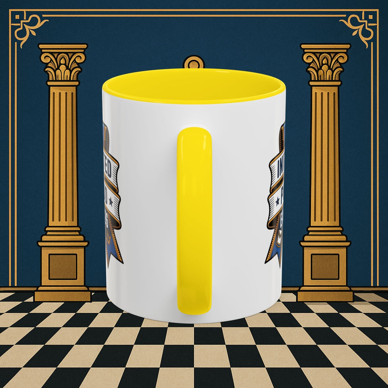 Premium Ready to Go Freemason Design | Entered Apprentice Initiated and Proud 2025 - Masonic Mugs