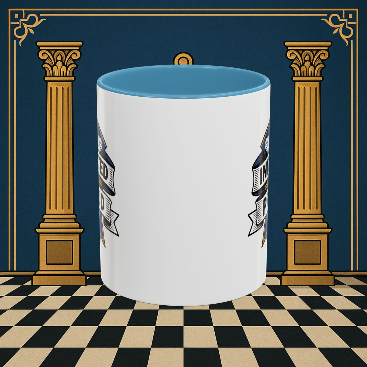 Premium Ready to Go Freemason Design | Entered Apprentice Initiated and Proud 2025 - Masonic Mugs