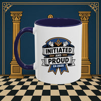 Premium Ready to Go Freemason Design | Entered Apprentice Initiated and Proud 2025 - Masonic Mugs