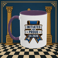 Premium Ready to Go Freemason Design | Entered Apprentice Initiated and Proud 2025 - Masonic Mugs