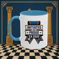 Premium Ready to Go Freemason Design | Entered Apprentice Initiated and Proud 2025 - Masonic Mugs