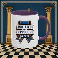 Premium Ready to Go Freemason Design | Entered Apprentice Initiated and Proud 2025 - Masonic Mugs