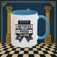 Premium Ready to Go Freemason Design | Entered Apprentice Initiated and Proud 2025 - Masonic Mugs