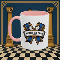 Premium Ready to Go Freemason Design | Entered Apprentice Initiated and Proud 2025 Ready to Go - Masonic Mugs