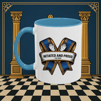 Premium Ready to Go Freemason Design | Entered Apprentice Initiated and Proud 2025 Ready to Go - Masonic Mugs