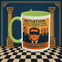 Premium Ready to Go Freemason Design | Entered Apprentice Initiation - Masonic Mugs