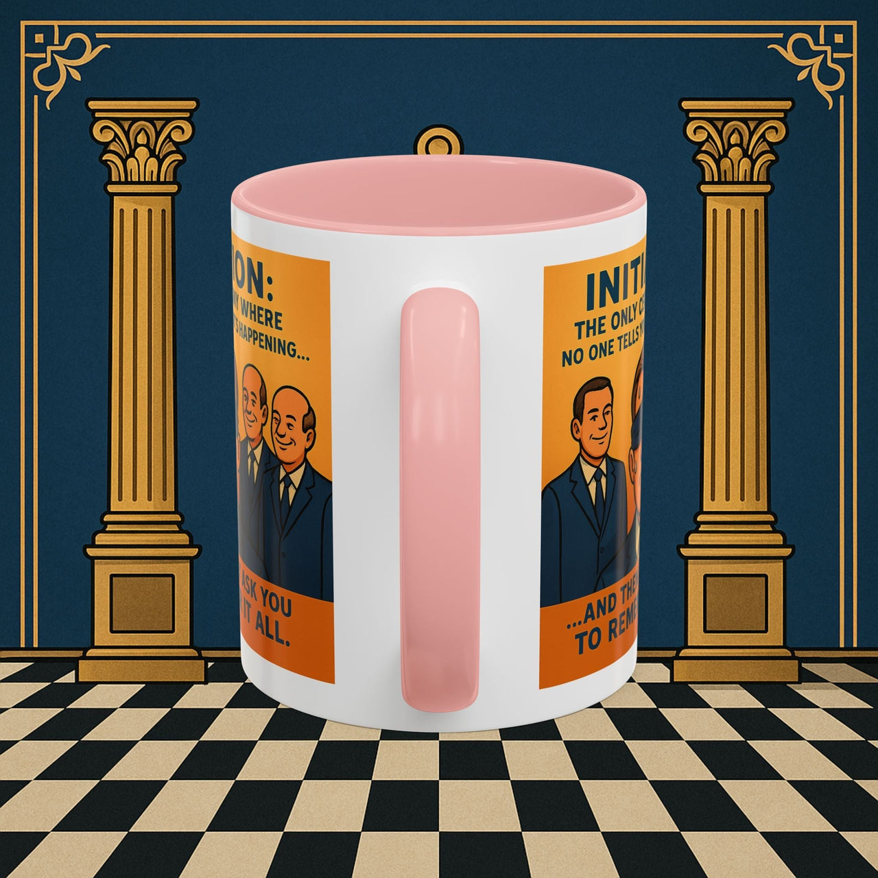 Premium Ready to Go Freemason Design | Entered Apprentice Initiation - Masonic Mugs