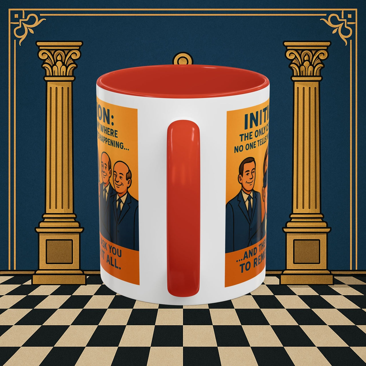 Premium Ready to Go Freemason Design | Entered Apprentice Initiation - Masonic Mugs