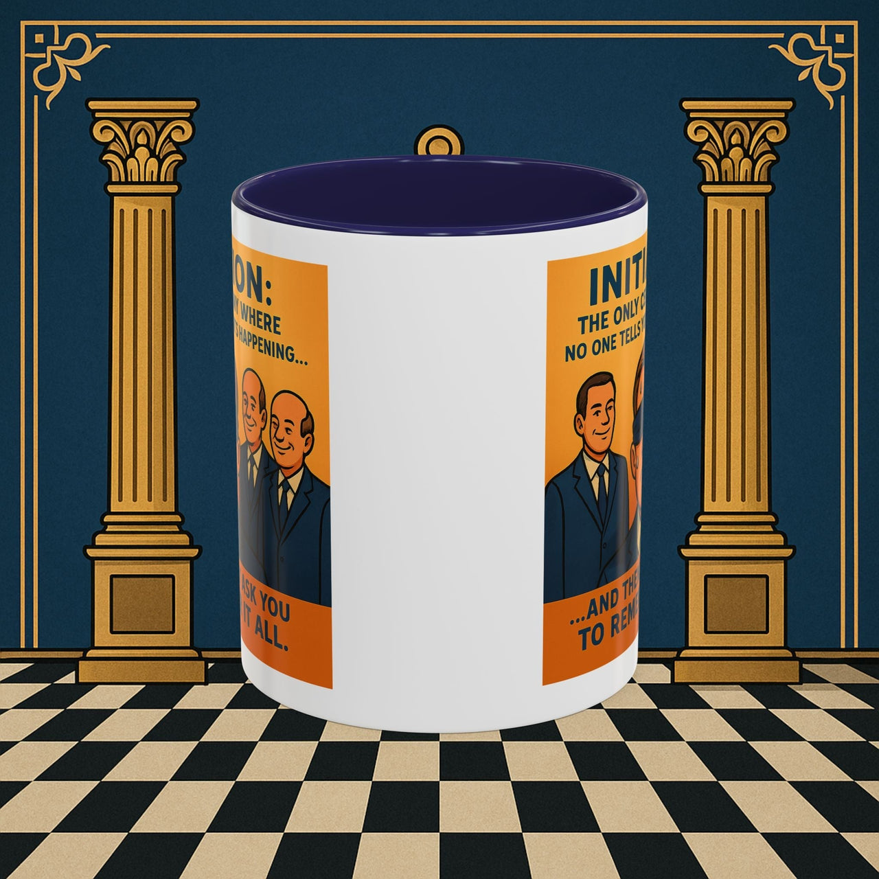 Premium Ready to Go Freemason Design | Entered Apprentice Initiation - Masonic Mugs