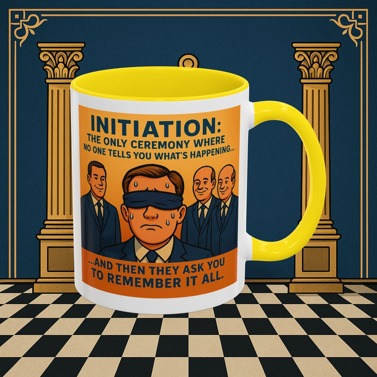 Premium Ready to Go Freemason Design | Entered Apprentice Initiation - Masonic Mugs