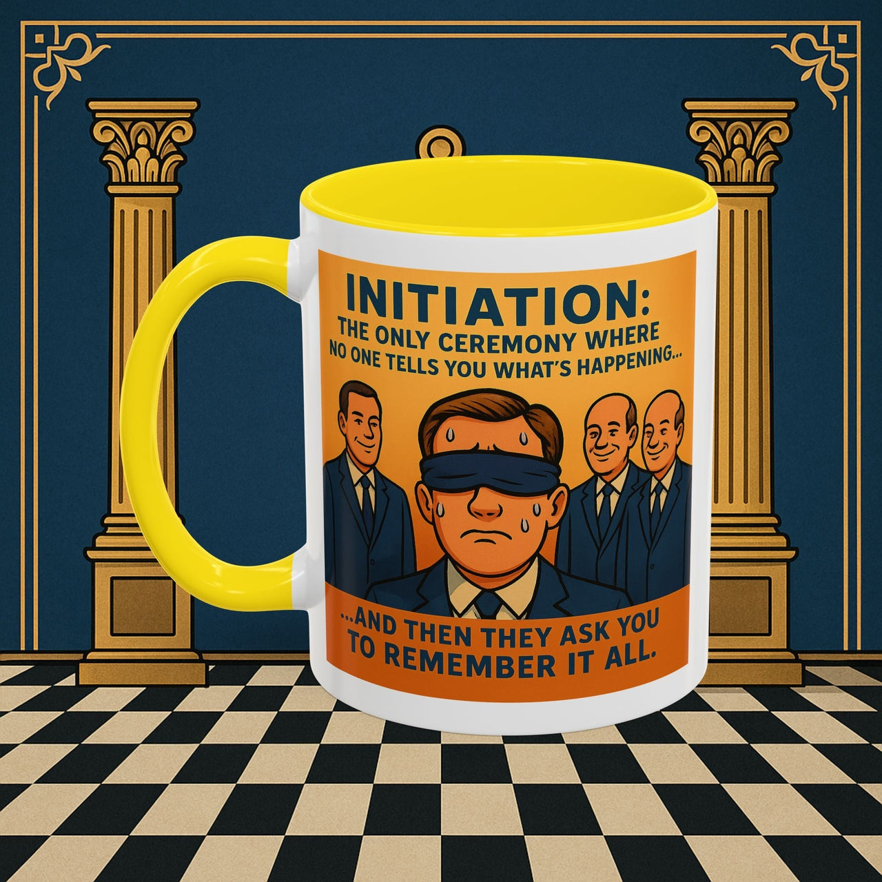 Premium Ready to Go Freemason Design | Entered Apprentice Initiation - Masonic Mugs