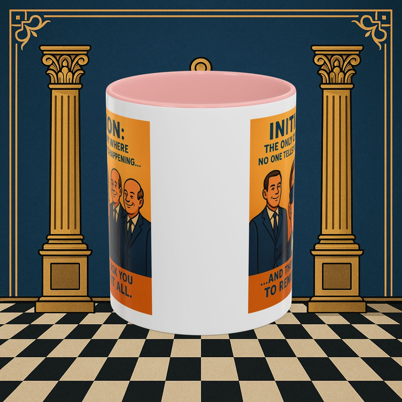 Premium Ready to Go Freemason Design | Entered Apprentice Initiation - Masonic Mugs