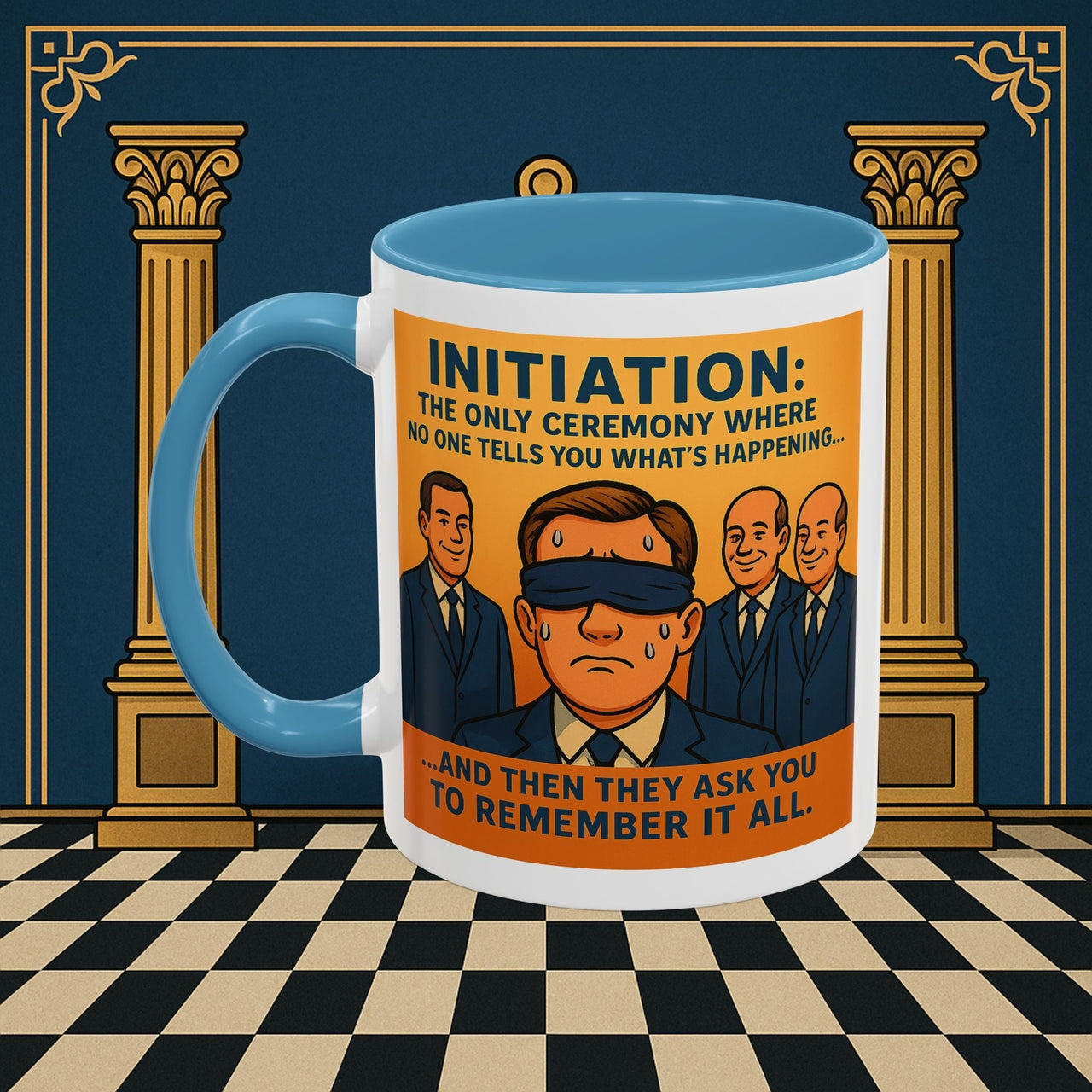 Premium Ready to Go Freemason Design | Entered Apprentice Initiation - Masonic Mugs