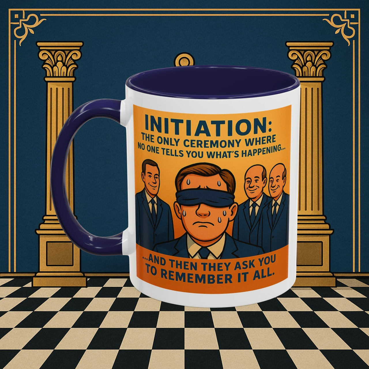 Premium Ready to Go Freemason Design | Entered Apprentice Initiation - Masonic Mugs