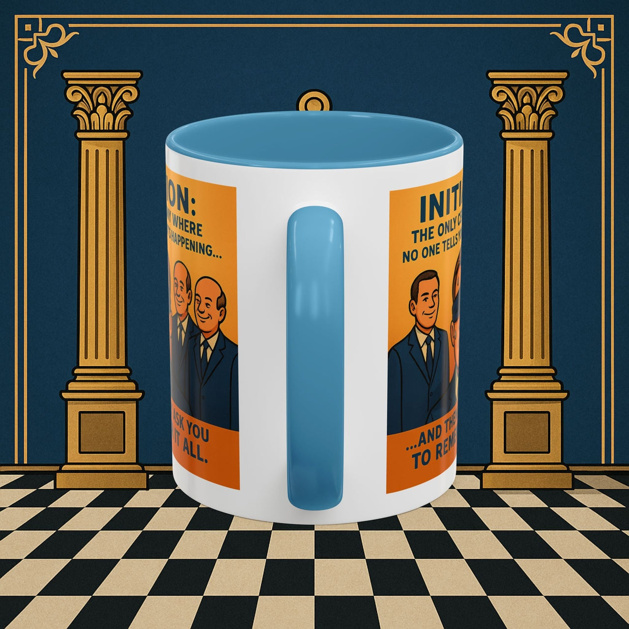 Premium Ready to Go Freemason Design | Entered Apprentice Initiation - Masonic Mugs