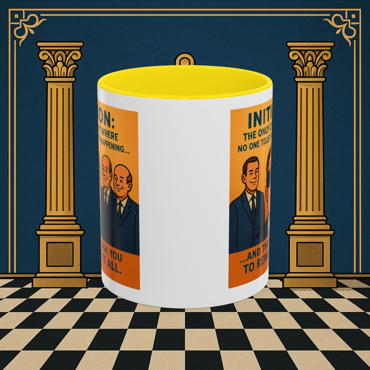 Premium Ready to Go Freemason Design | Entered Apprentice Initiation - Masonic Mugs