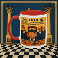 Premium Ready to Go Freemason Design | Entered Apprentice Initiation - Masonic Mugs