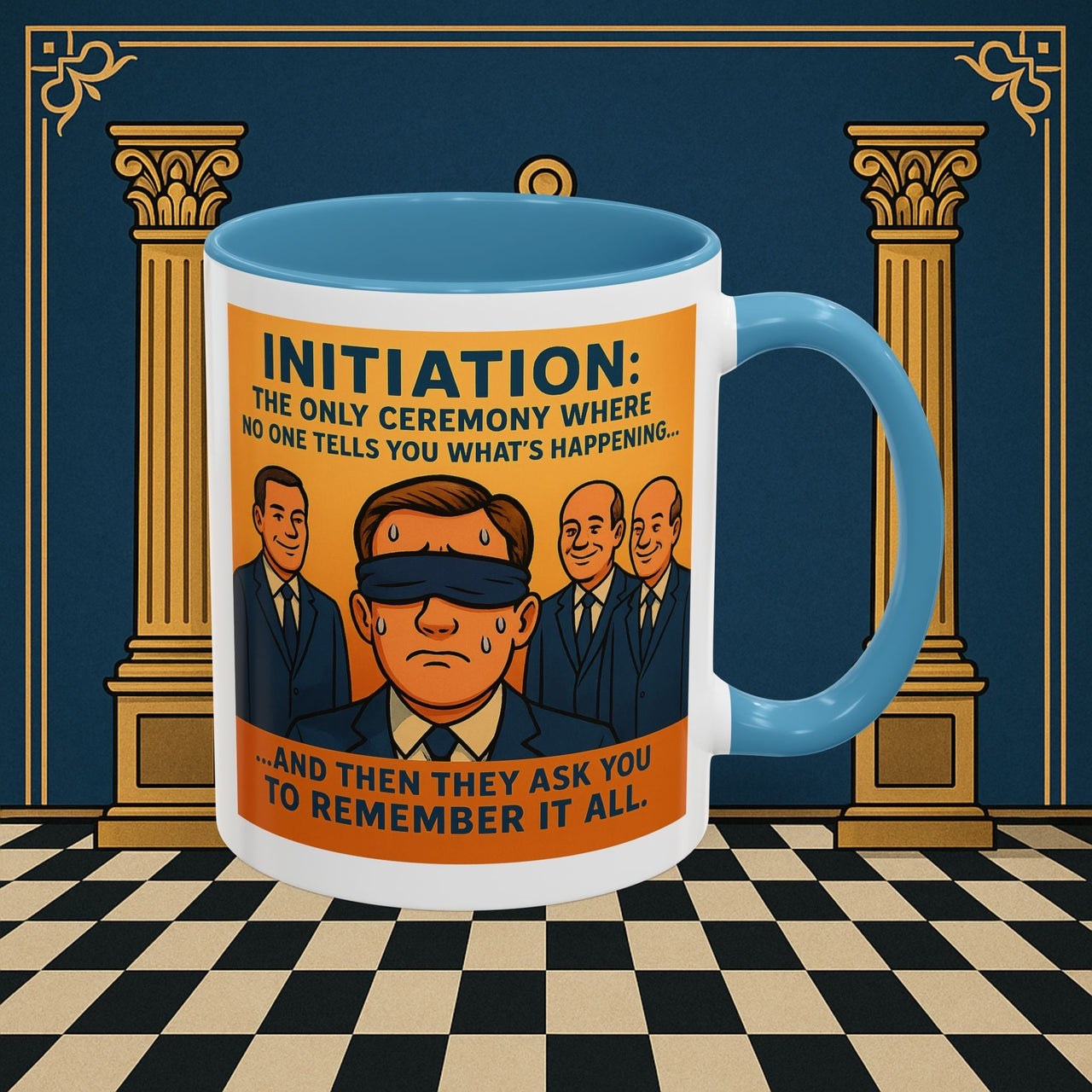 Premium Ready to Go Freemason Design | Entered Apprentice Initiation - Masonic Mugs