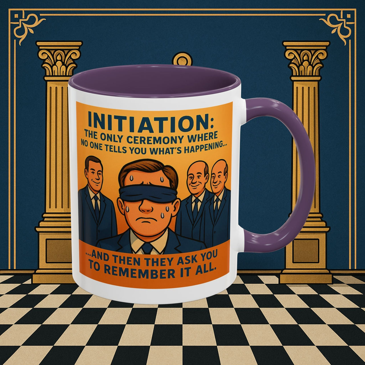 Premium Ready to Go Freemason Design | Entered Apprentice Initiation - Masonic Mugs