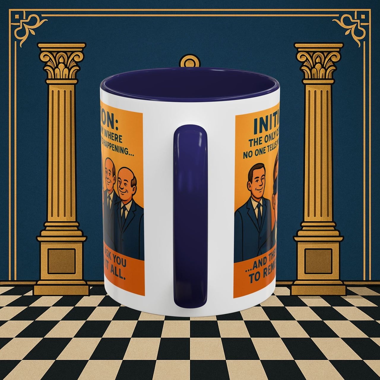 Premium Ready to Go Freemason Design | Entered Apprentice Initiation - Masonic Mugs