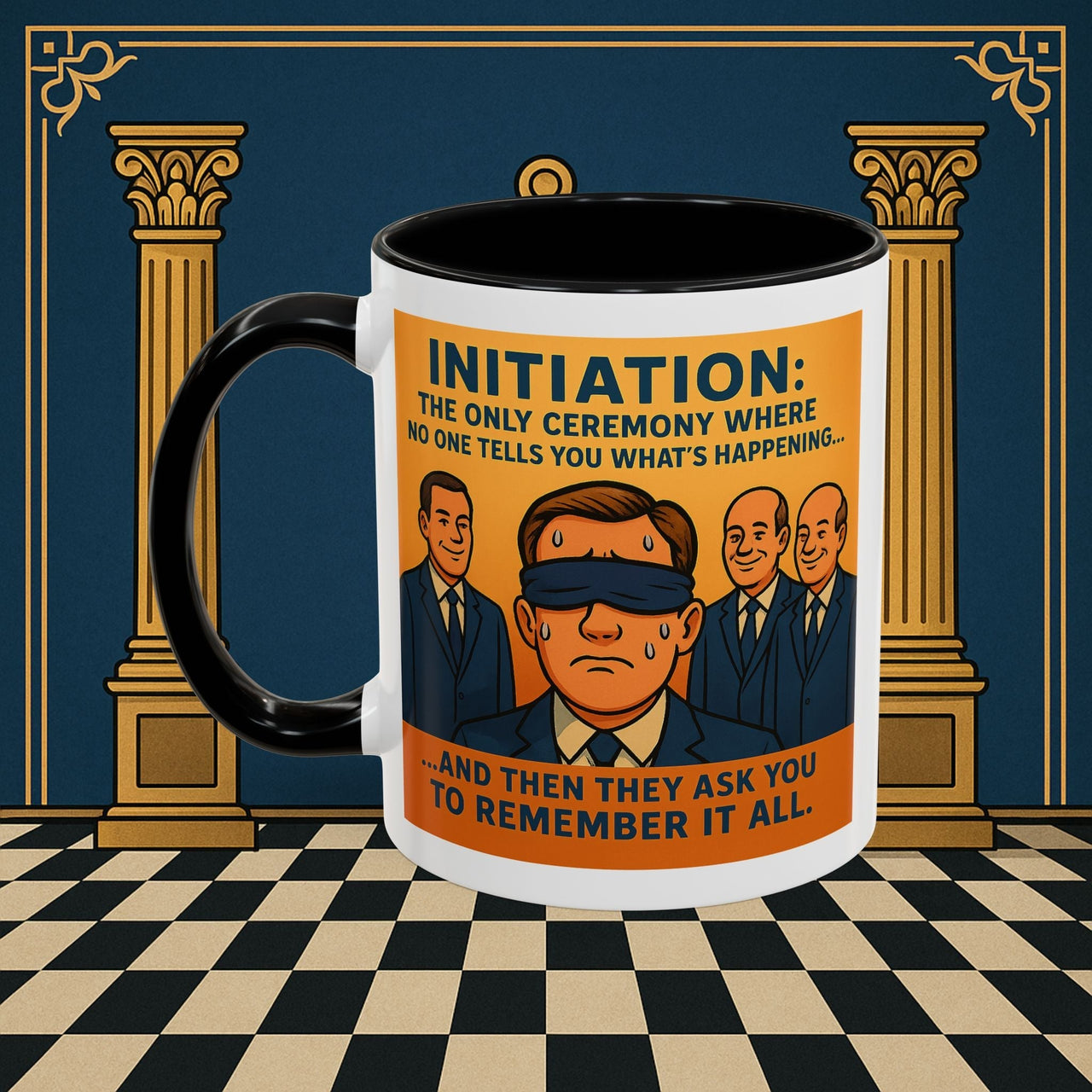Premium Ready to Go Freemason Design | Entered Apprentice Initiation - Masonic Mugs