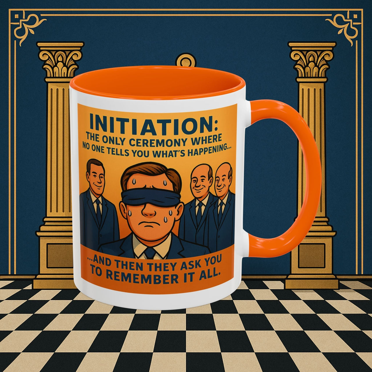 Premium Ready to Go Freemason Design | Entered Apprentice Initiation - Masonic Mugs