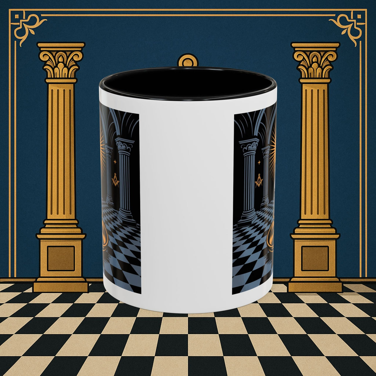 Premium Ready to Go Freemason Design | Entered Apprentice Into the Light - Masonic Mugs