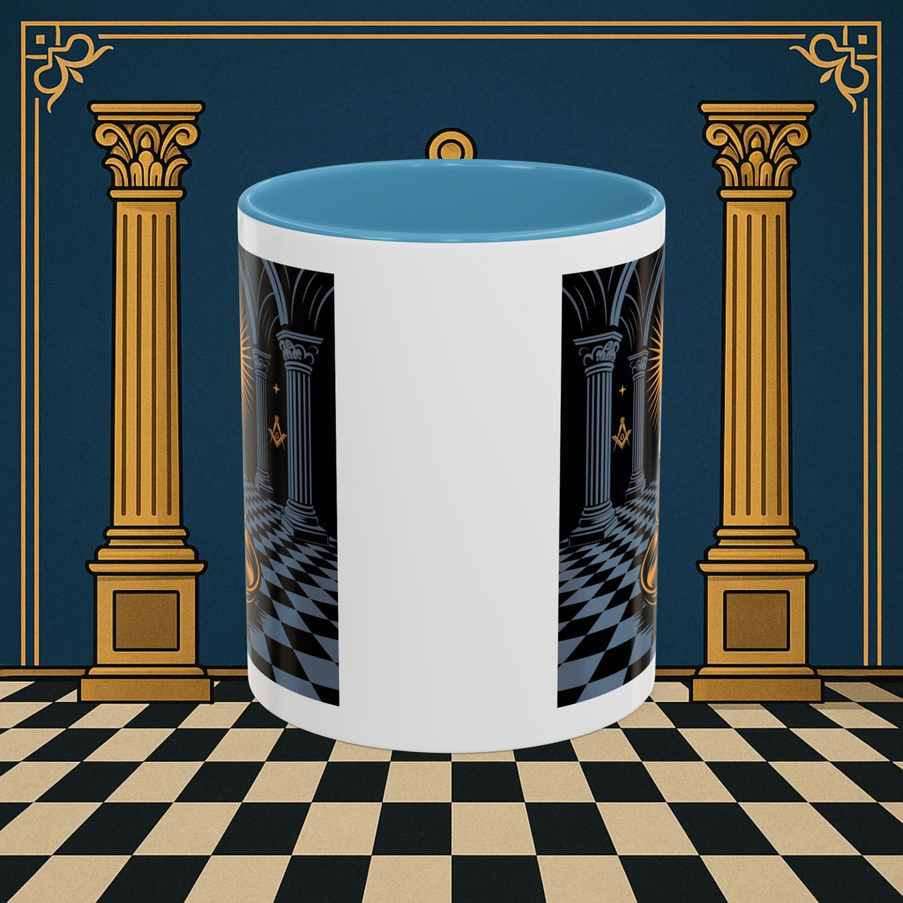 Premium Ready to Go Freemason Design | Entered Apprentice Into the Light - Masonic Mugs
