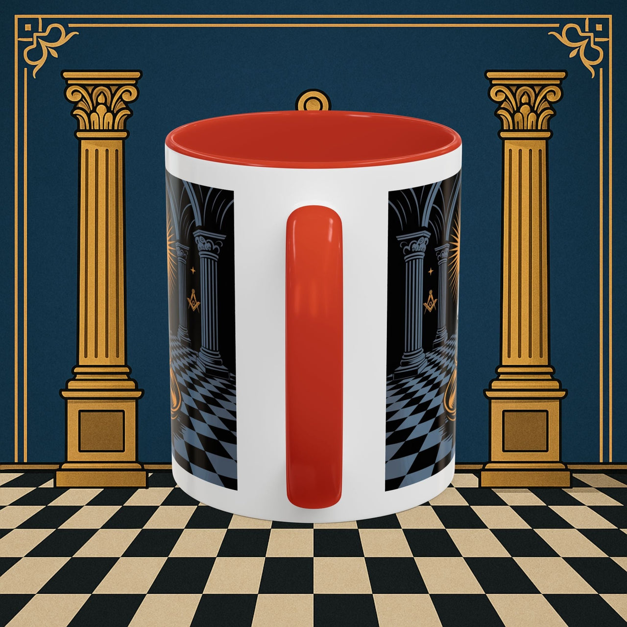 Premium Ready to Go Freemason Design | Entered Apprentice Into the Light - Masonic Mugs