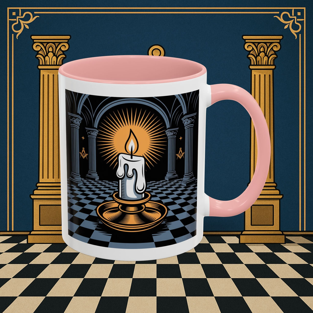 Premium Ready to Go Freemason Design | Entered Apprentice Into the Light - Masonic Mugs