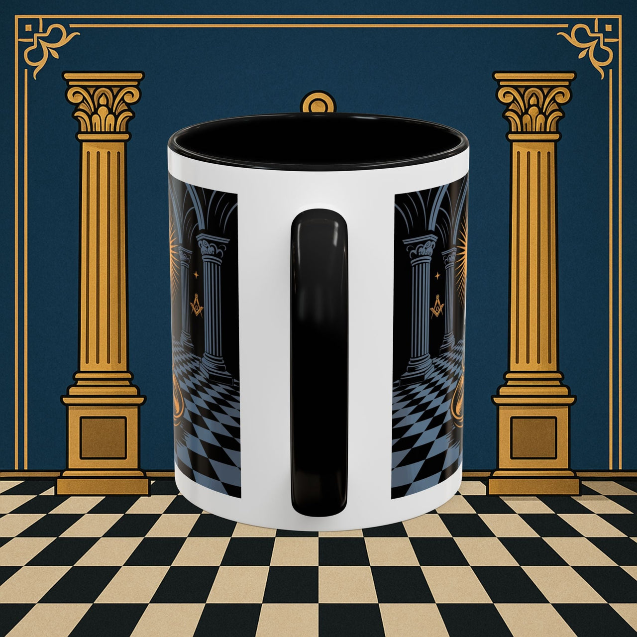 Premium Ready to Go Freemason Design | Entered Apprentice Into the Light - Masonic Mugs