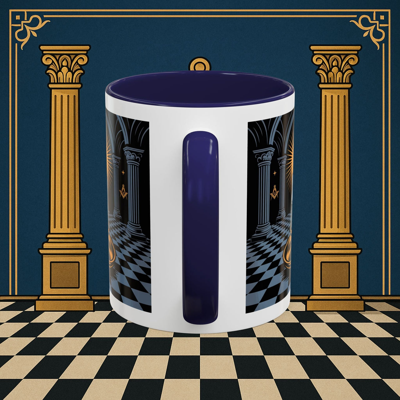 Premium Ready to Go Freemason Design | Entered Apprentice Into the Light - Masonic Mugs