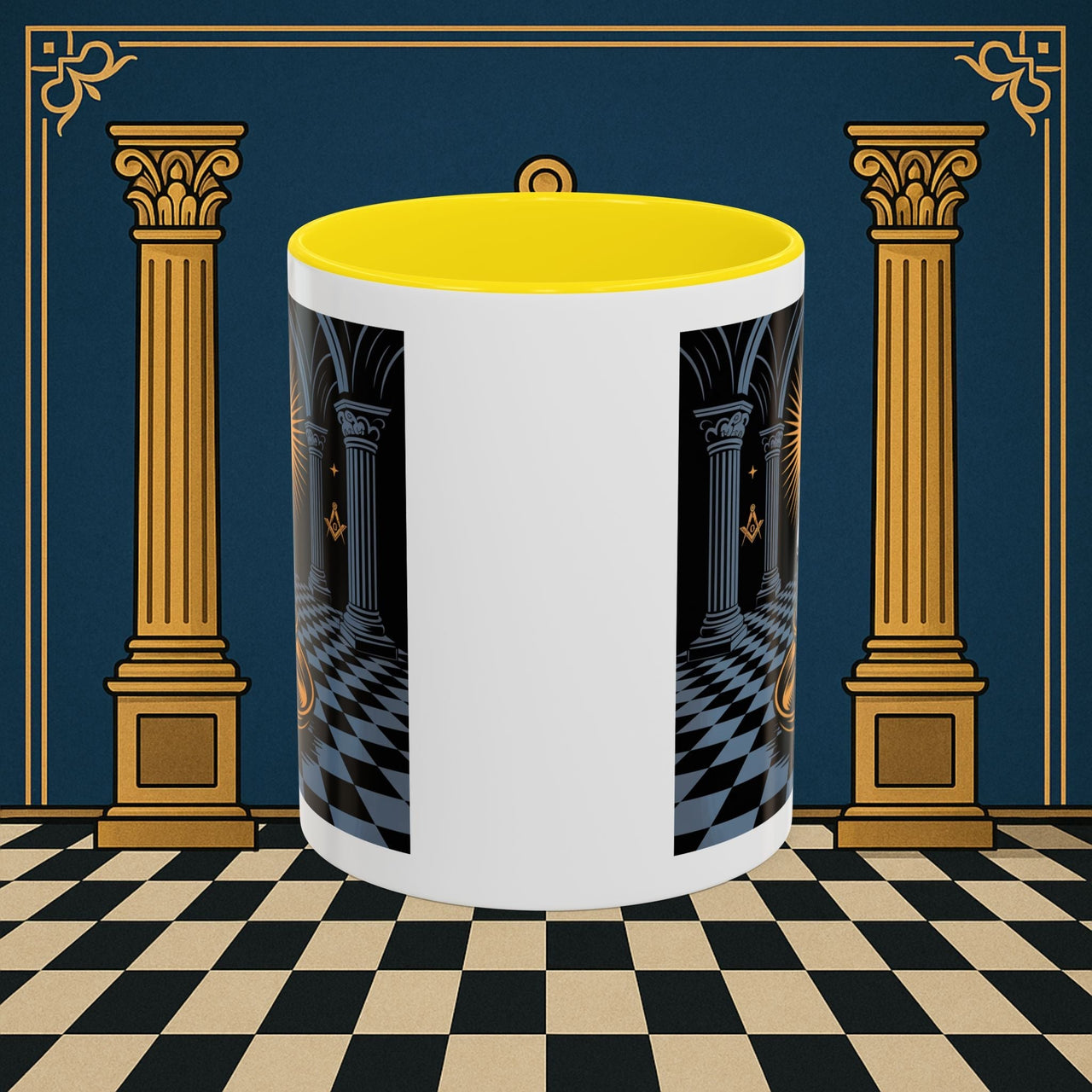 Premium Ready to Go Freemason Design | Entered Apprentice Into the Light - Masonic Mugs