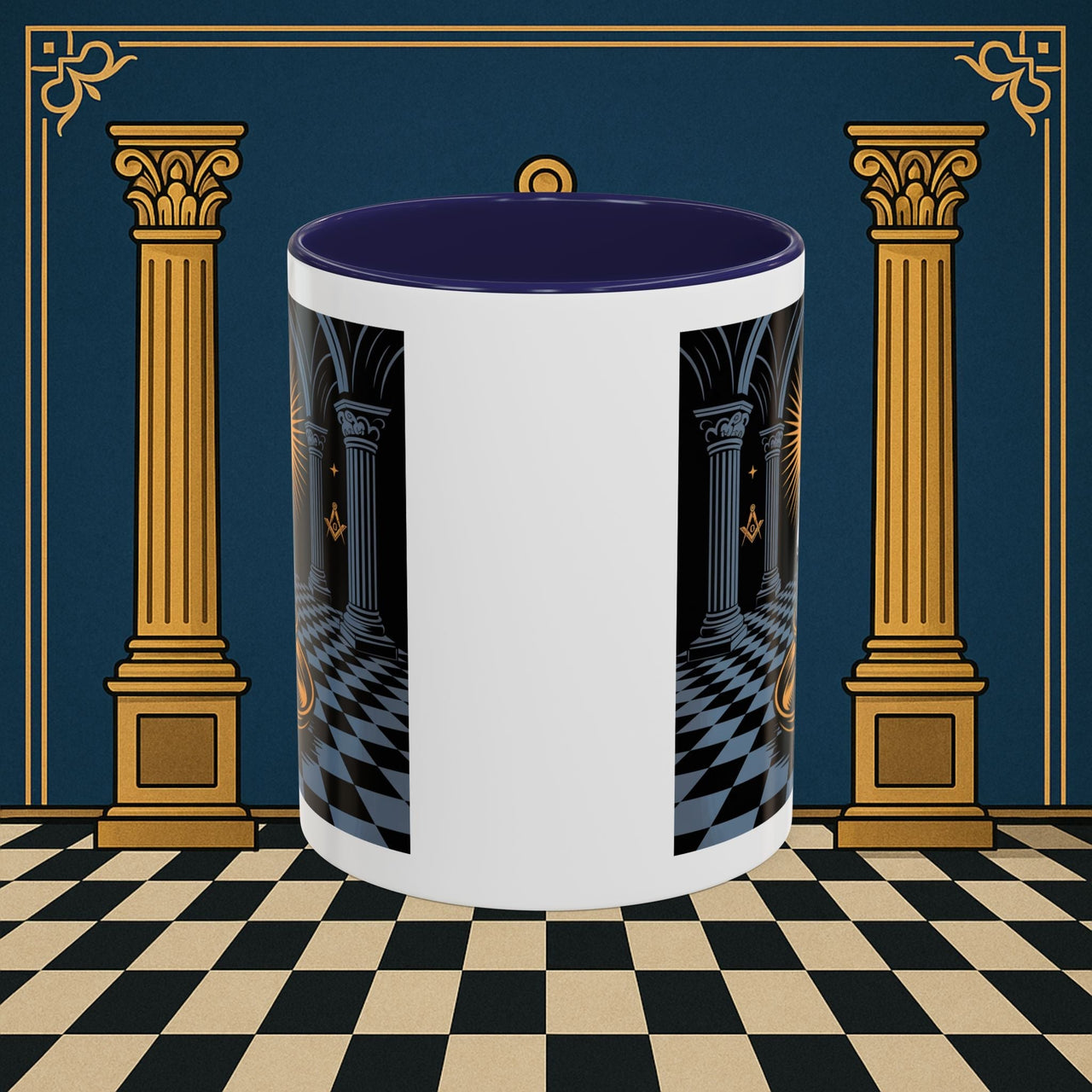 Premium Ready to Go Freemason Design | Entered Apprentice Into the Light - Masonic Mugs