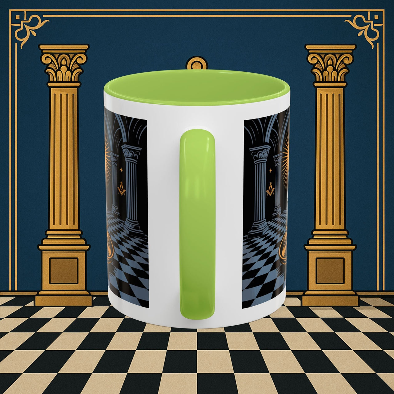 Premium Ready to Go Freemason Design | Entered Apprentice Into the Light - Masonic Mugs