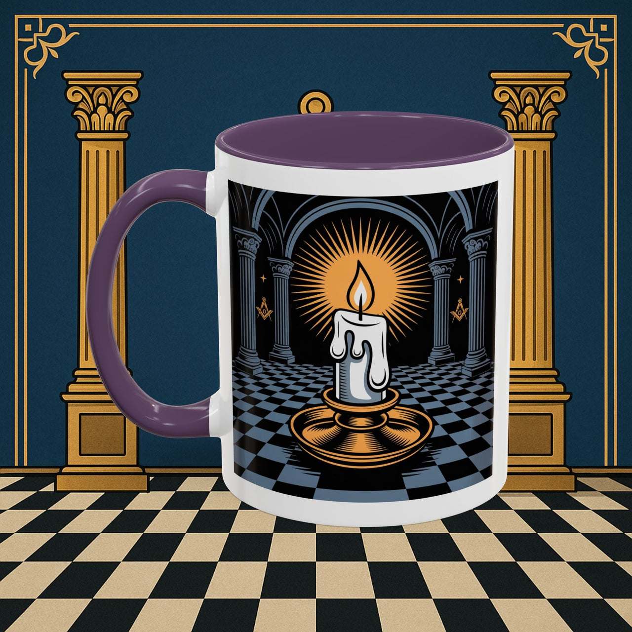 Premium Ready to Go Freemason Design | Entered Apprentice Into the Light - Masonic Mugs