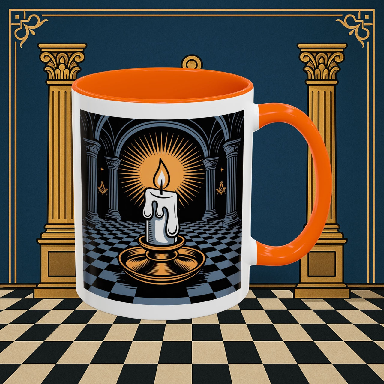 Premium Ready to Go Freemason Design | Entered Apprentice Into the Light - Masonic Mugs