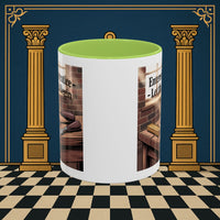 Premium Ready to Go Freemason Design | Entered Apprentice Let the work Begin - Masonic Mugs