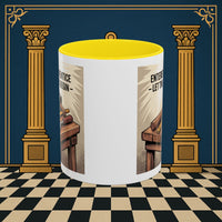 Premium Ready to Go Freemason Design | Entered Apprentice Let the work begin - Masonic Mugs