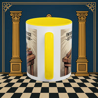 Premium Ready to Go Freemason Design | Entered Apprentice Let the work begin - Masonic Mugs